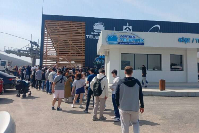 Kocaeli'de hafta sonunda teleferik keyfi