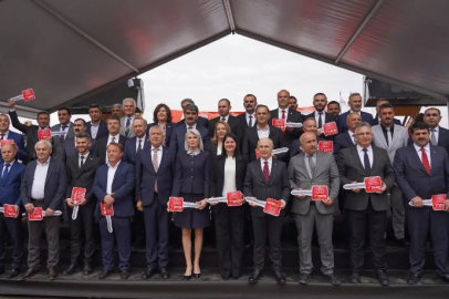 Başkan Gencan Akın, Türkiye Belediyeler Birliği hizmet aracı teslim töreni’ne katıldı