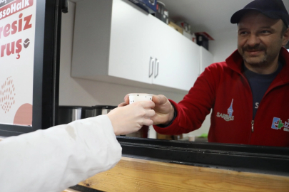 İzmit 'te 5 liraya filtre kahve hizmeti!