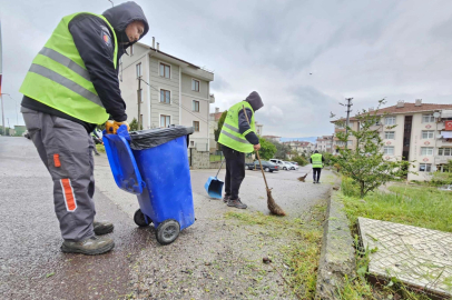 Kocaeli Gölcük'te temizlik seferberliği