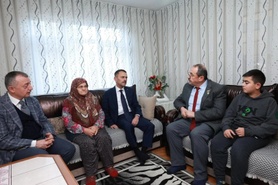 Kocaeli'de ilk ziyaret şehit ailelerine yapıldı