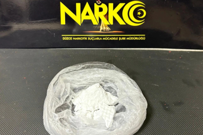 Düzce'de 55 gram kokain ele geçirildi