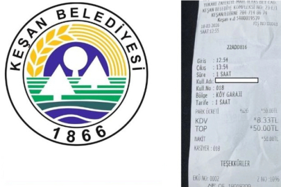 Keşan’da program çıkışı otopark tahsilatı tepkisi!