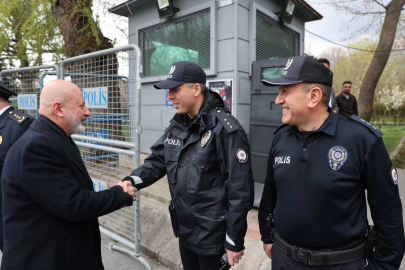 Kayseri Kocasinan'dan polislere anlamlı hediye