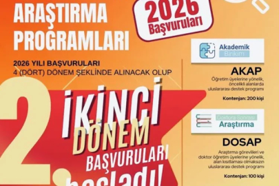 Akademisyenlere uluslararası araştırma desteği... Başvuruları başladı